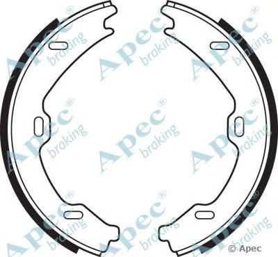 APEC BRAKING shu675 -  Комплект тормозных колодок
